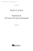 Fantasia on O Come, O Come, Emmanuel (Downloadable Additional Orchestra Score)
