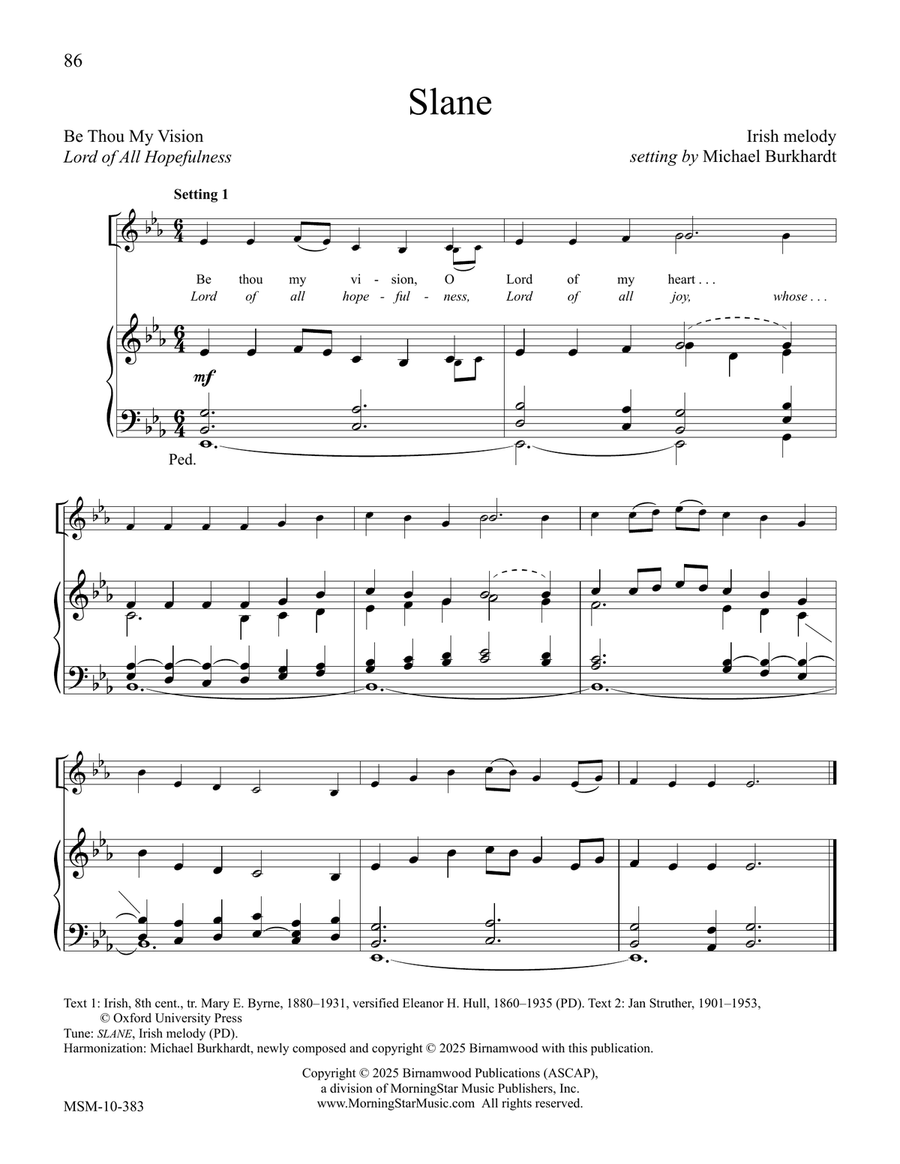 Slane Slane Organ scores gallery preview page 1