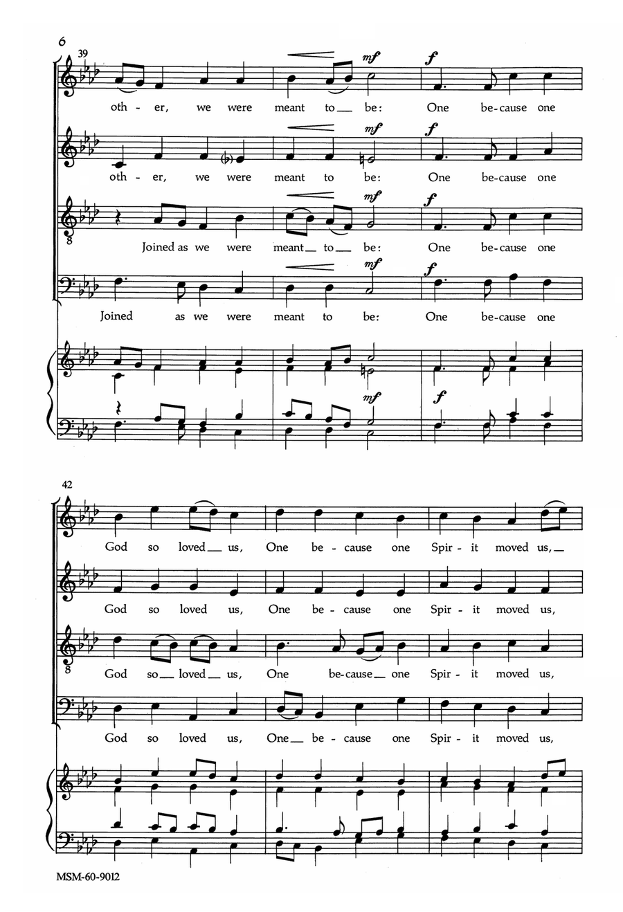 Source of Breath from Time's Beginning 4-Part scores gallery preview page 6