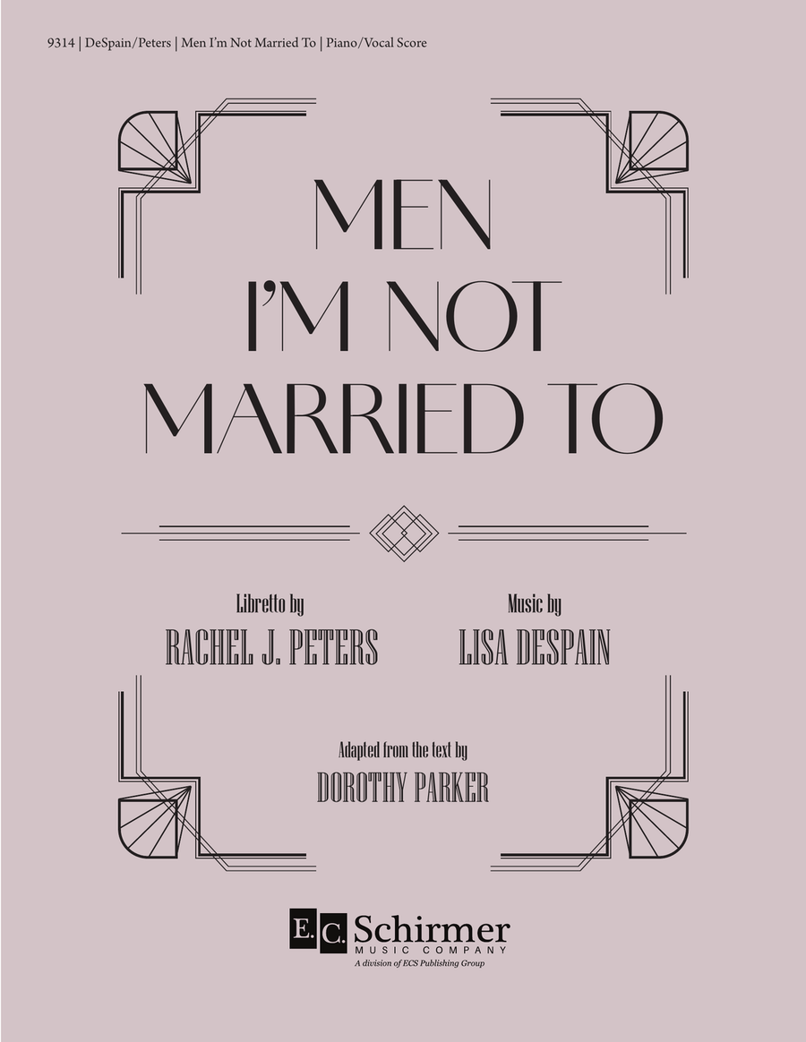 Men I'm Not Married To (Downloadable Piano/Vocal Score) B-Flat Clarinet scores gallery preview page 1