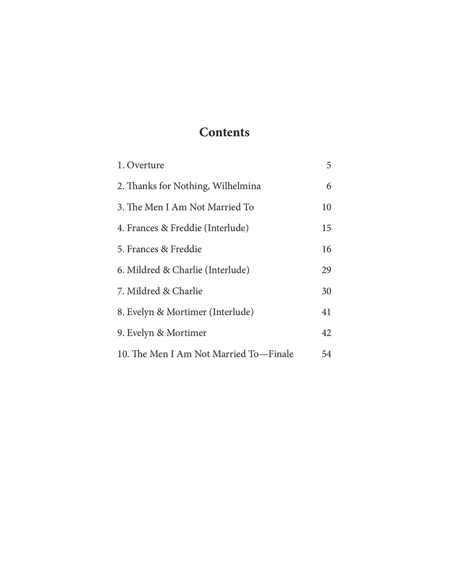 Men I'm Not Married To (Downloadable Piano/Vocal Score) B-Flat Clarinet scores gallery preview page 5