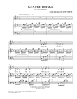 GENTLE THINGS - for Low Voice and Piano - by Jane Leslie