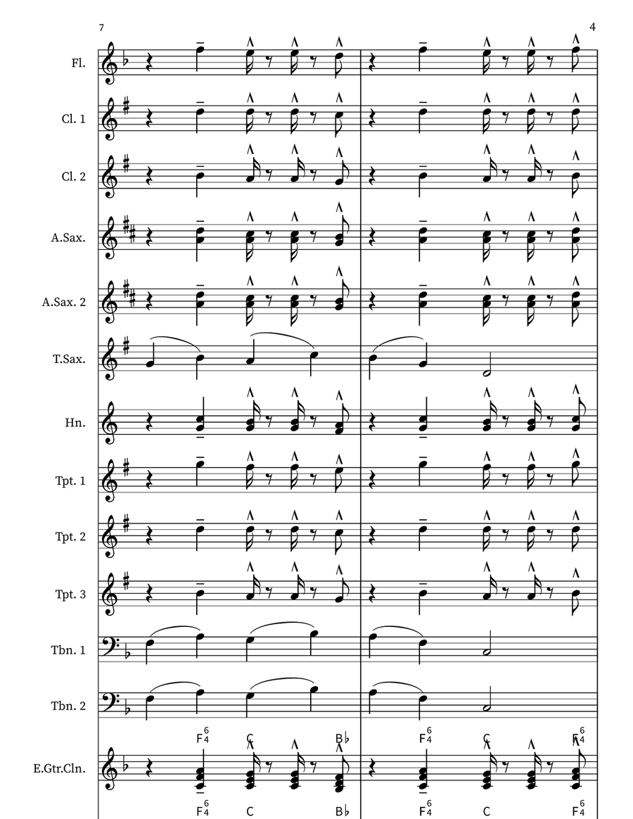 You Can Call Me Al You Can Call Me Al Marching Band scores gallery preview page 4
