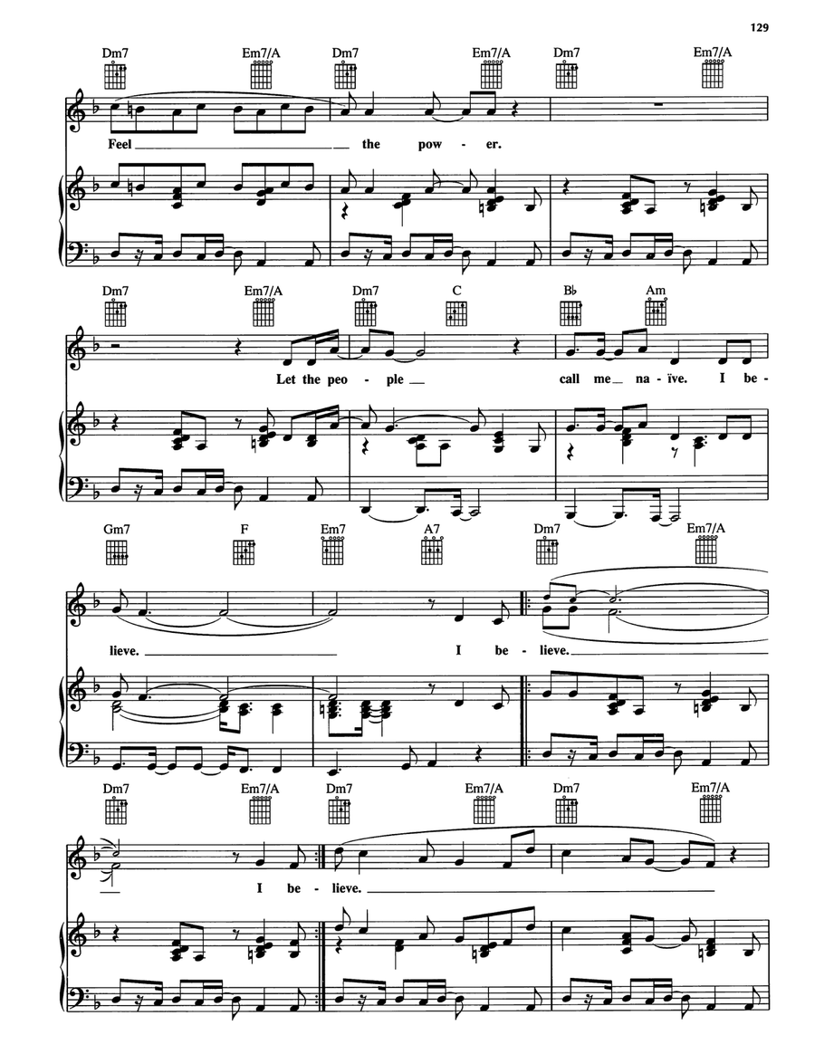 Power Of Love Power Of Love Piano, Vocal, Guitar scores gallery preview page 2