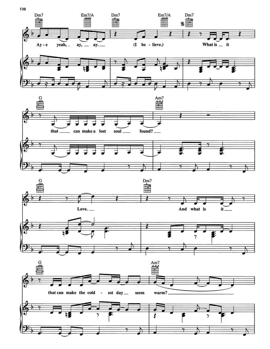 Power Of Love Power Of Love Piano, Vocal, Guitar scores gallery preview page 3