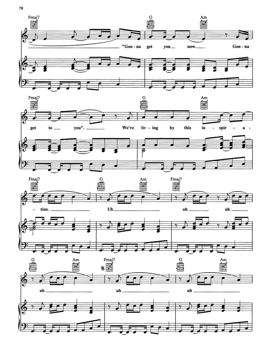 I Don't Know Anybody Else Piano, Vocal, Guitar scores gallery preview page 2