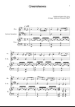 Greensleeves - Oboe, B. Sax. and Piano. Score and Parts.