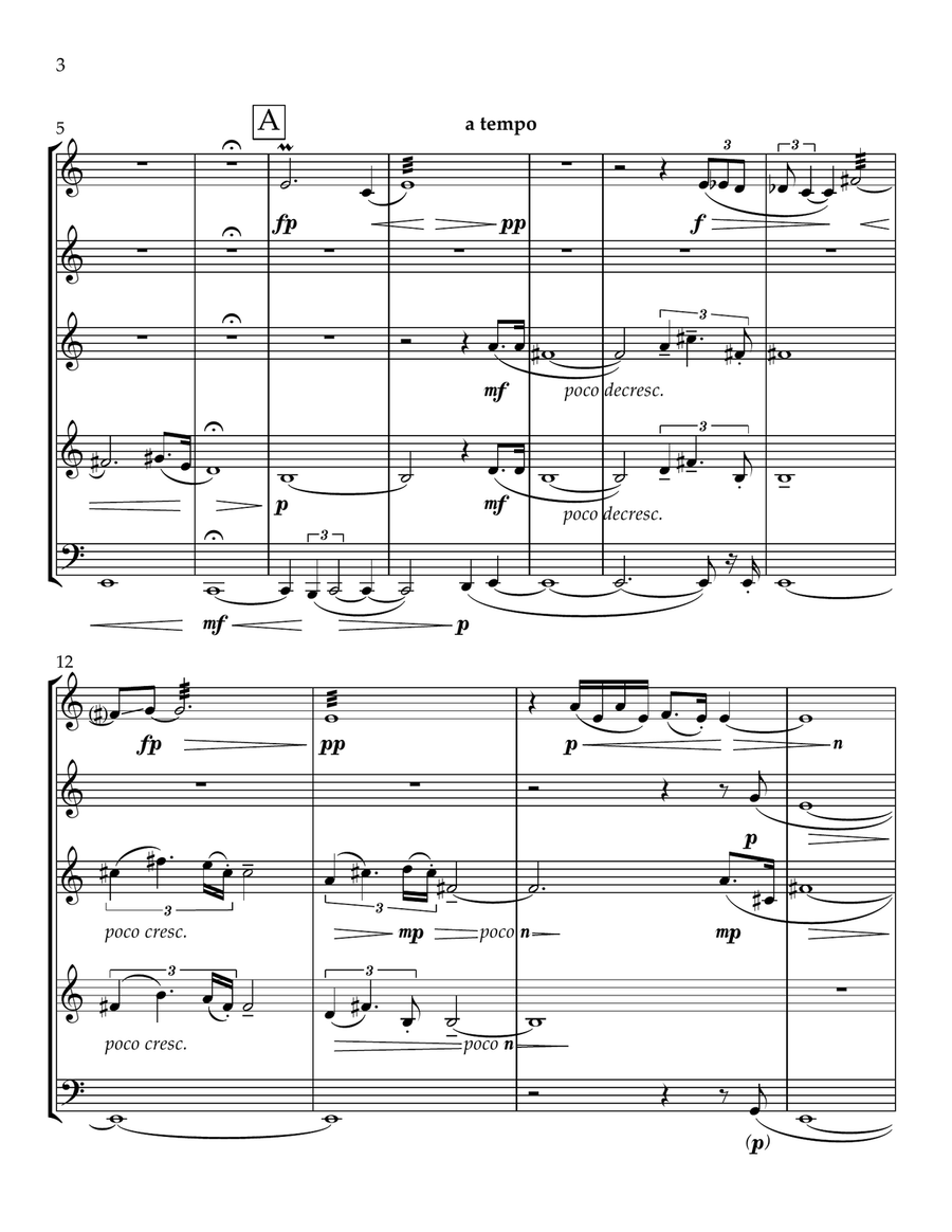 Nostadamus Woodwind Quintet scores gallery preview page 4