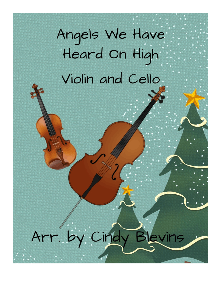 Angels We Have Heard on High, for Violin and Cello String Duet scores gallery preview page 1