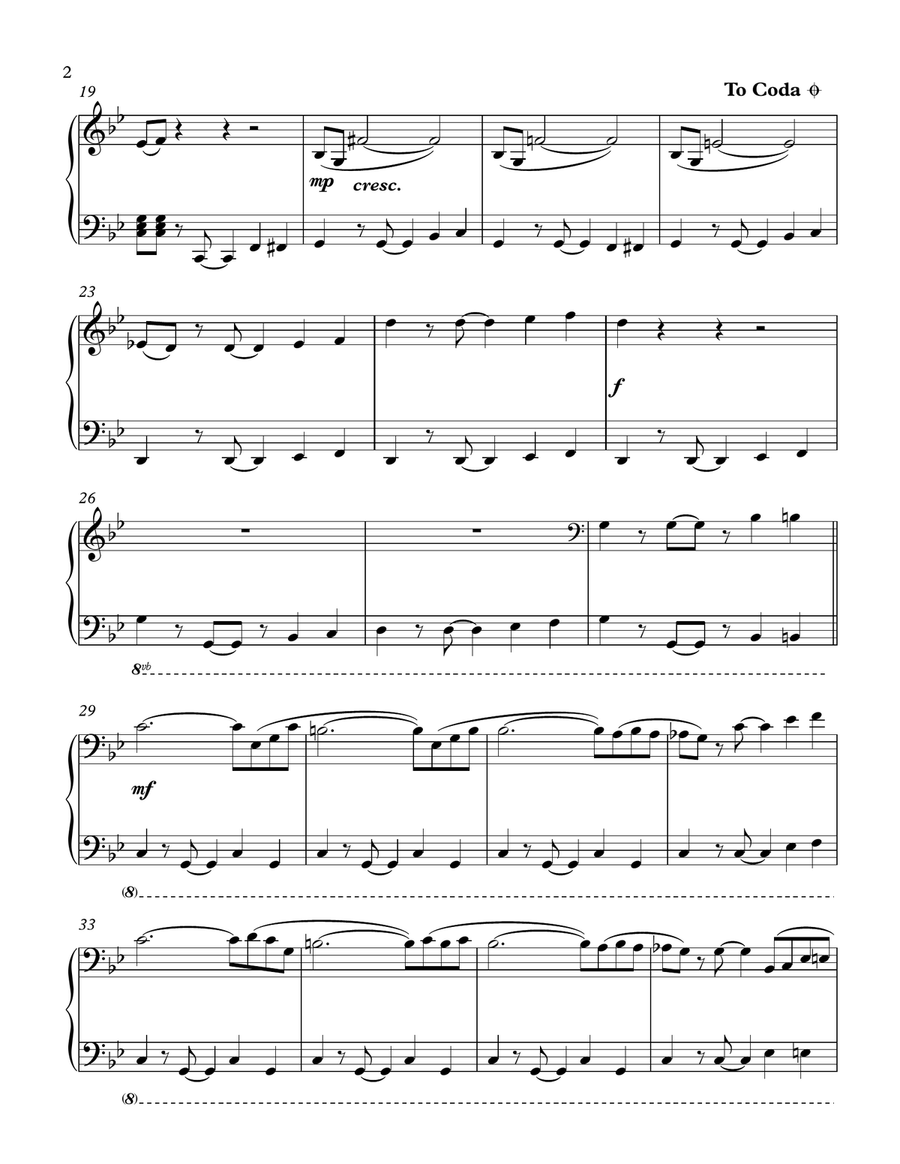 Mission Impossible Theme Mission Impossible Theme Piano Method scores gallery preview page 2