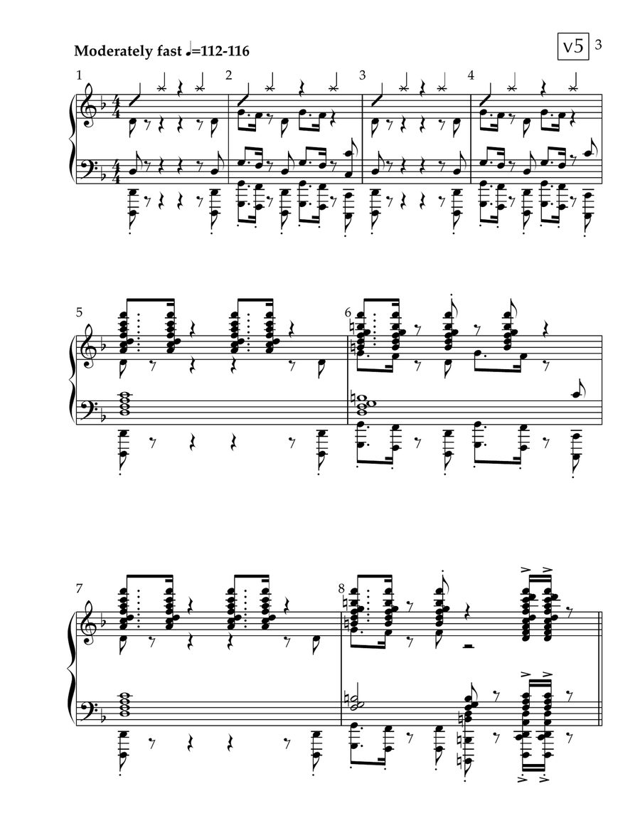 Uptown Funk Uptown Funk Handbell Choir scores gallery preview page 3