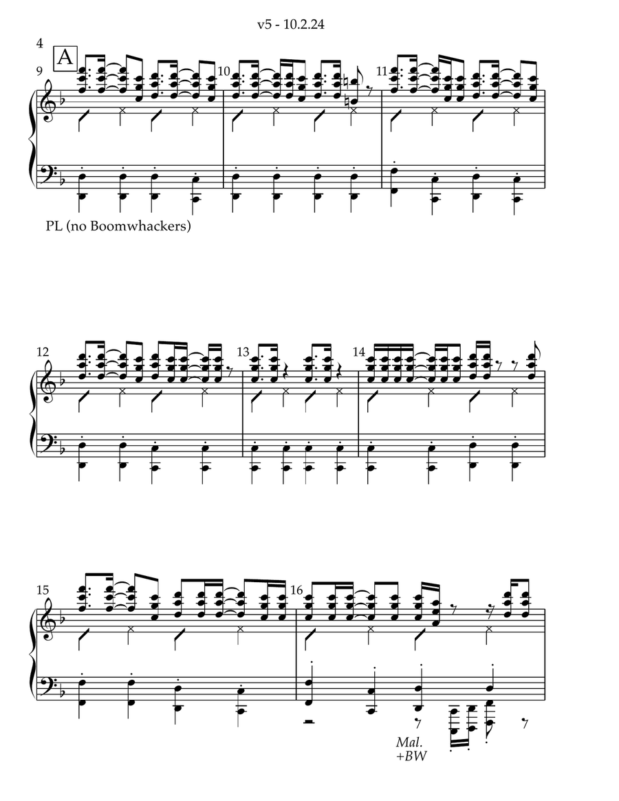 Uptown Funk Uptown Funk Handbell Choir scores gallery preview page 4