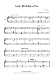 Happy Birthday to You – Piano Solo (E-flat major)
