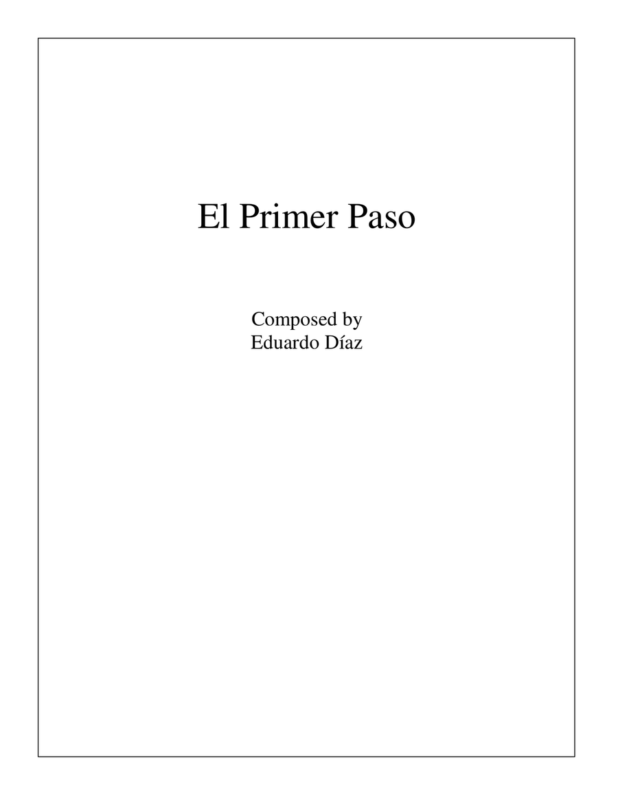 El Primer Paso El Primer Paso Acoustic Guitar scores gallery preview page 1