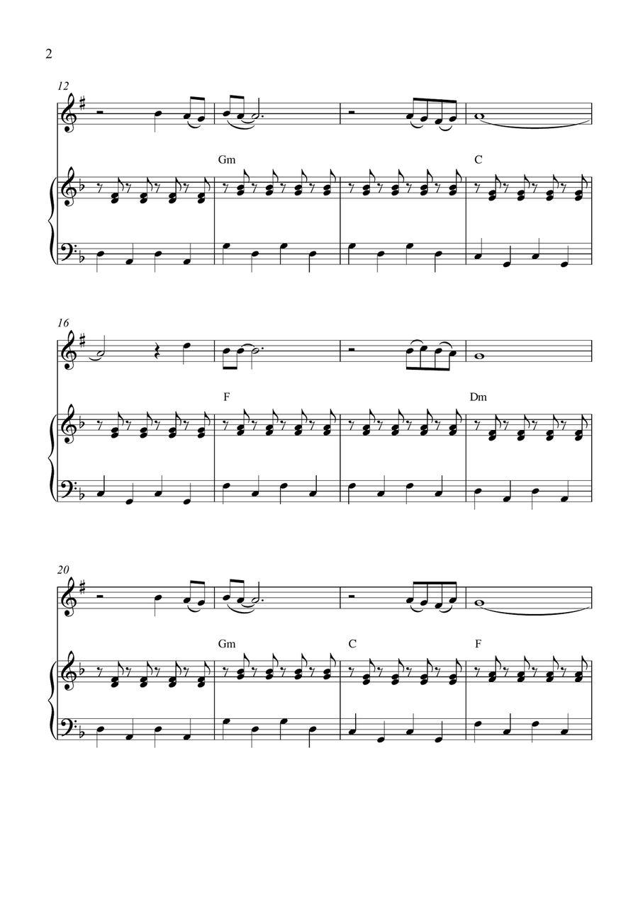 Oh! Carol Oh! Carol Soprano Saxophone scores gallery preview page 2
