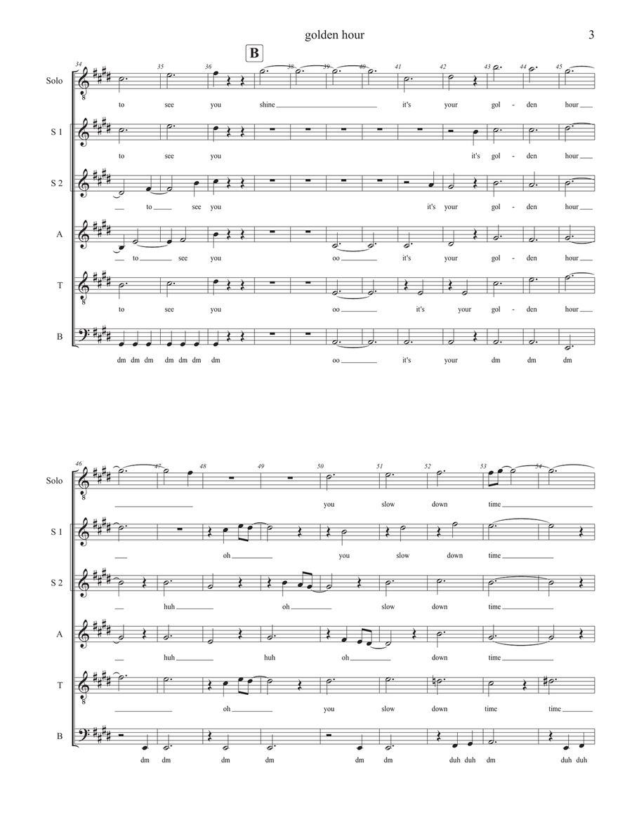 Golden Hour Golden Hour Divisi scores gallery preview page 3