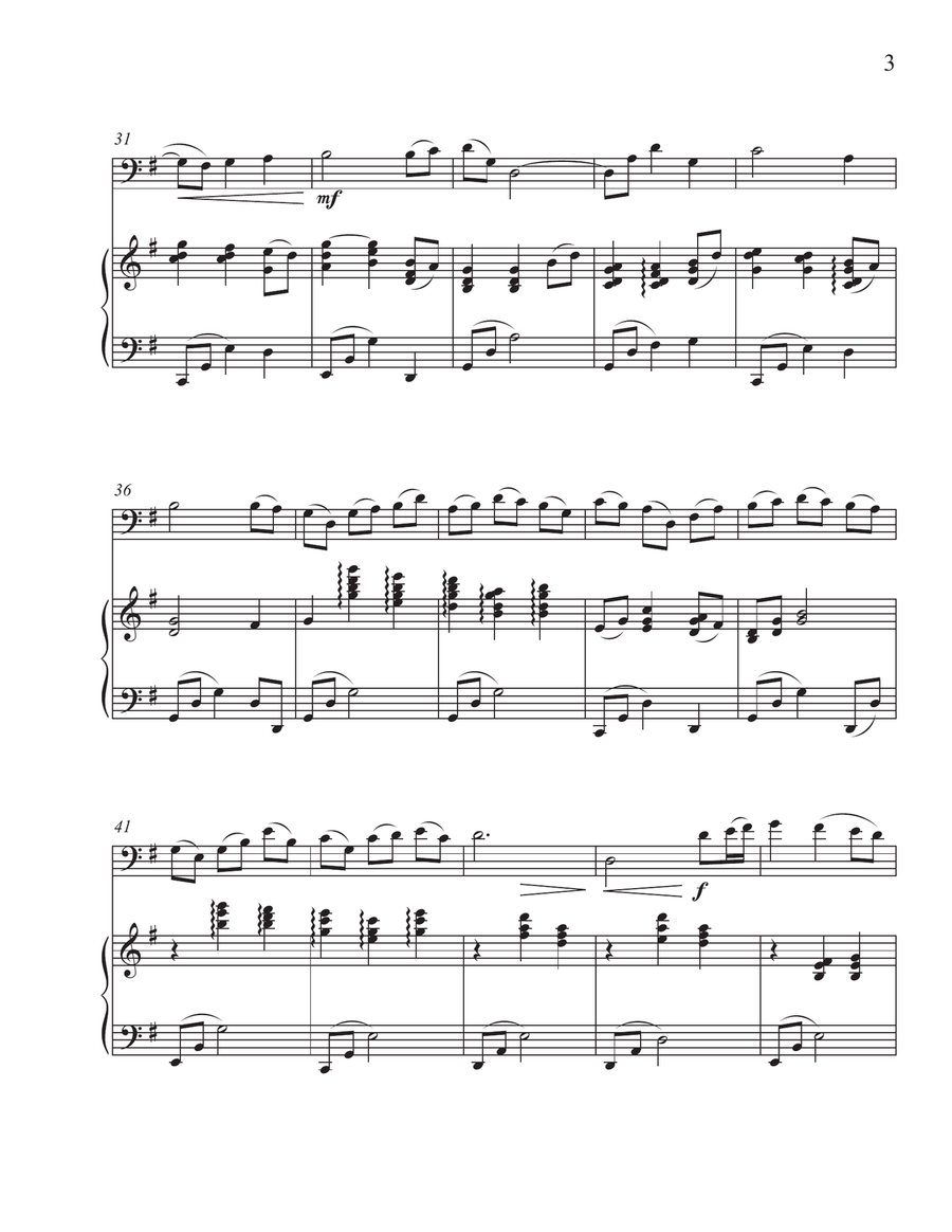 Come, Thou Fount of Every Blessing Chamber Music scores gallery preview page 3