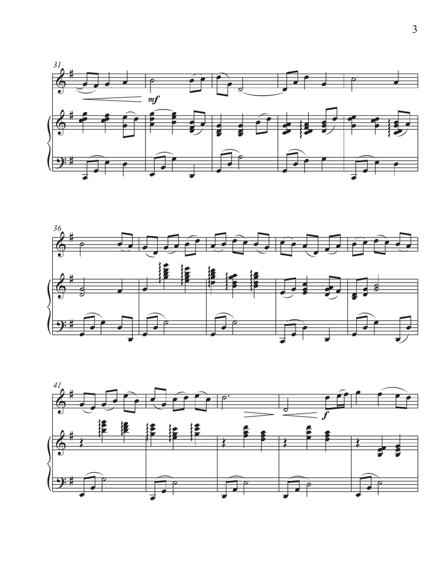 Come, Thou Fount of Every Blessing Chamber Music scores gallery preview page 3
