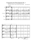 Composition for Wind Quintet No. 1