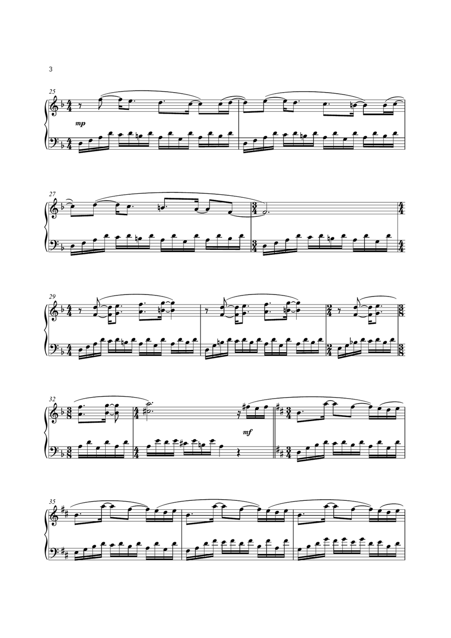 Iridescence Piano Solo scores gallery preview page 3