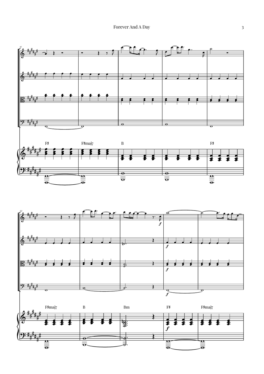 Forever And A Day Piano Quintet scores gallery preview page 3
