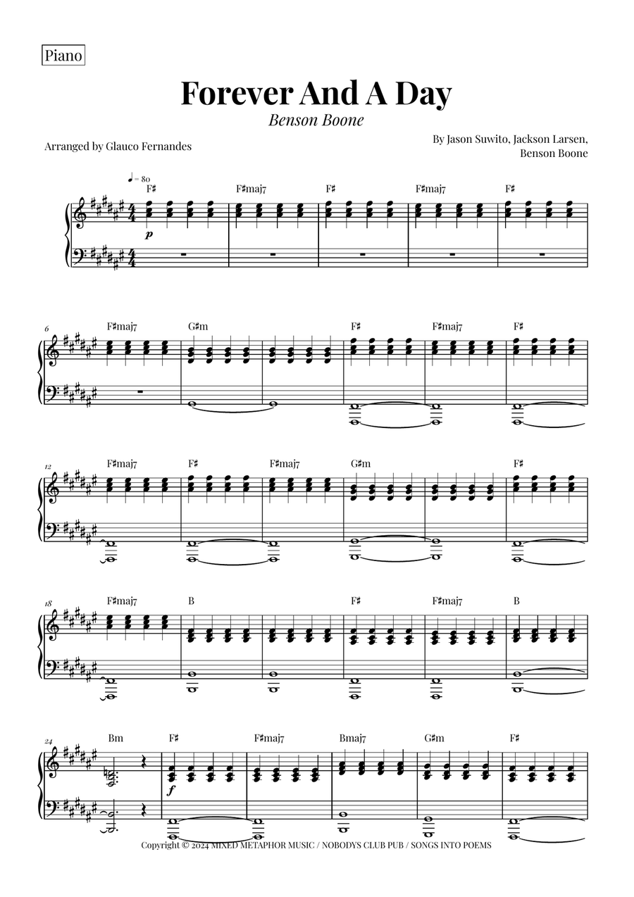 Forever And A Day String Orchestra scores gallery preview page 6