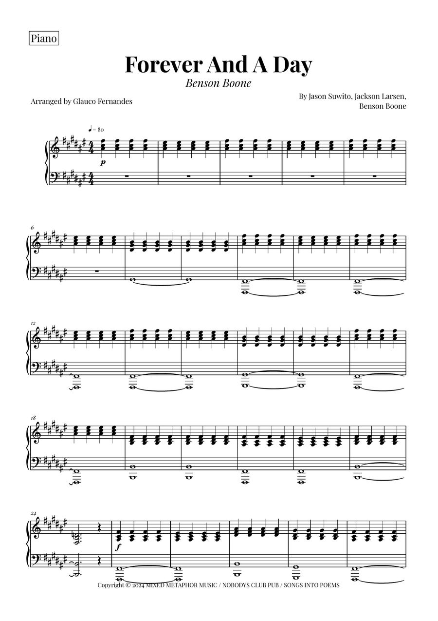 Forever And A Day String Orchestra scores gallery preview page 6