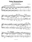 Valse Romantique - Debussy (Easy Piano)