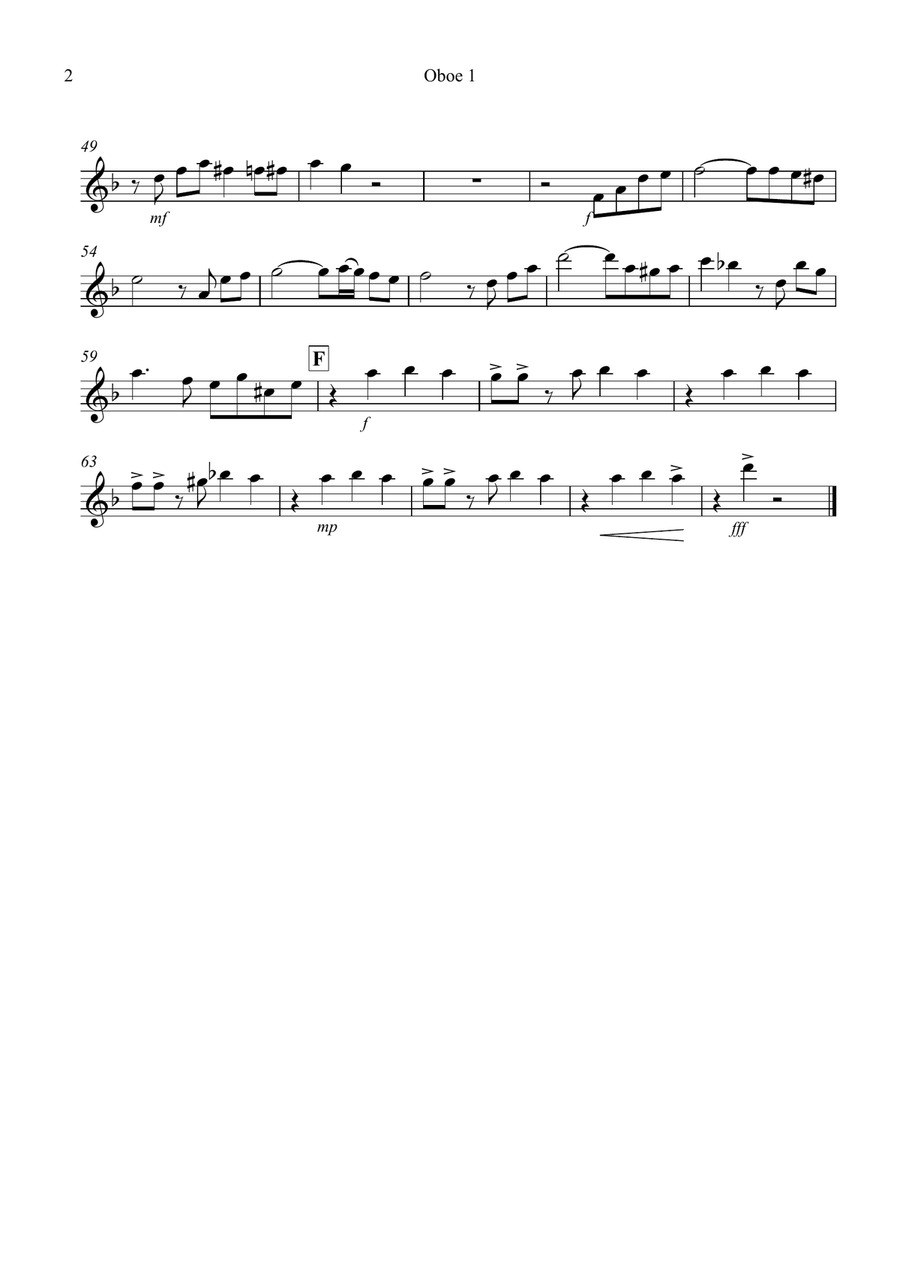 Tasty Tango for Oboe Quartet Woodwind Quartet scores gallery preview page 6