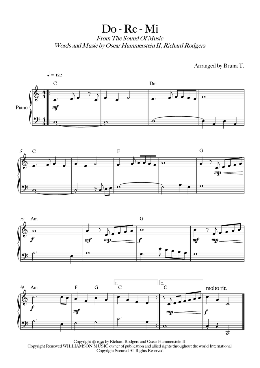 Do-Re-Mi Do-Re-Mi Piano Method scores gallery preview page 1