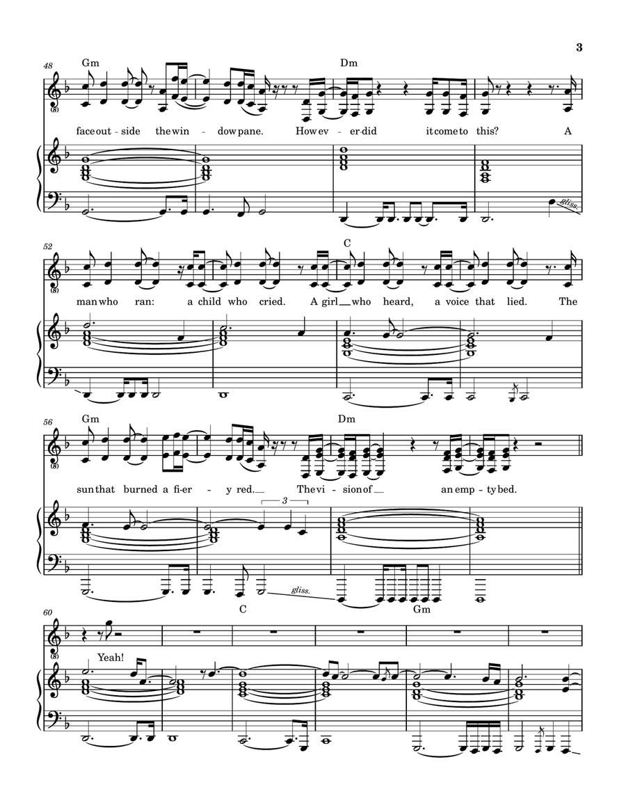 Yet Another Movie Yet Another Movie Piano, Vocal scores gallery preview page 4