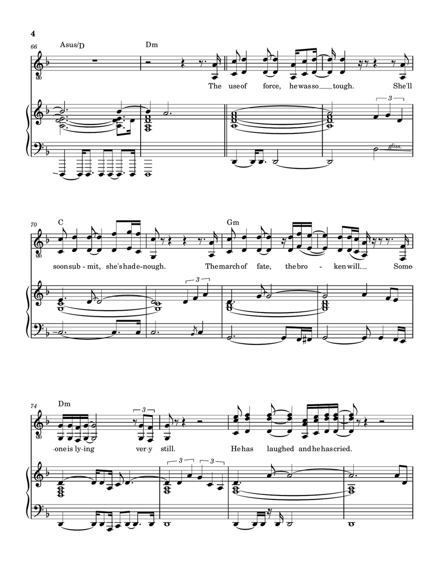 Yet Another Movie Yet Another Movie Piano, Vocal scores gallery preview page 5