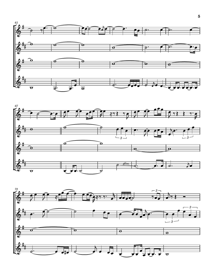 Yet Another Movie Saxophone Quartet scores gallery preview page 6