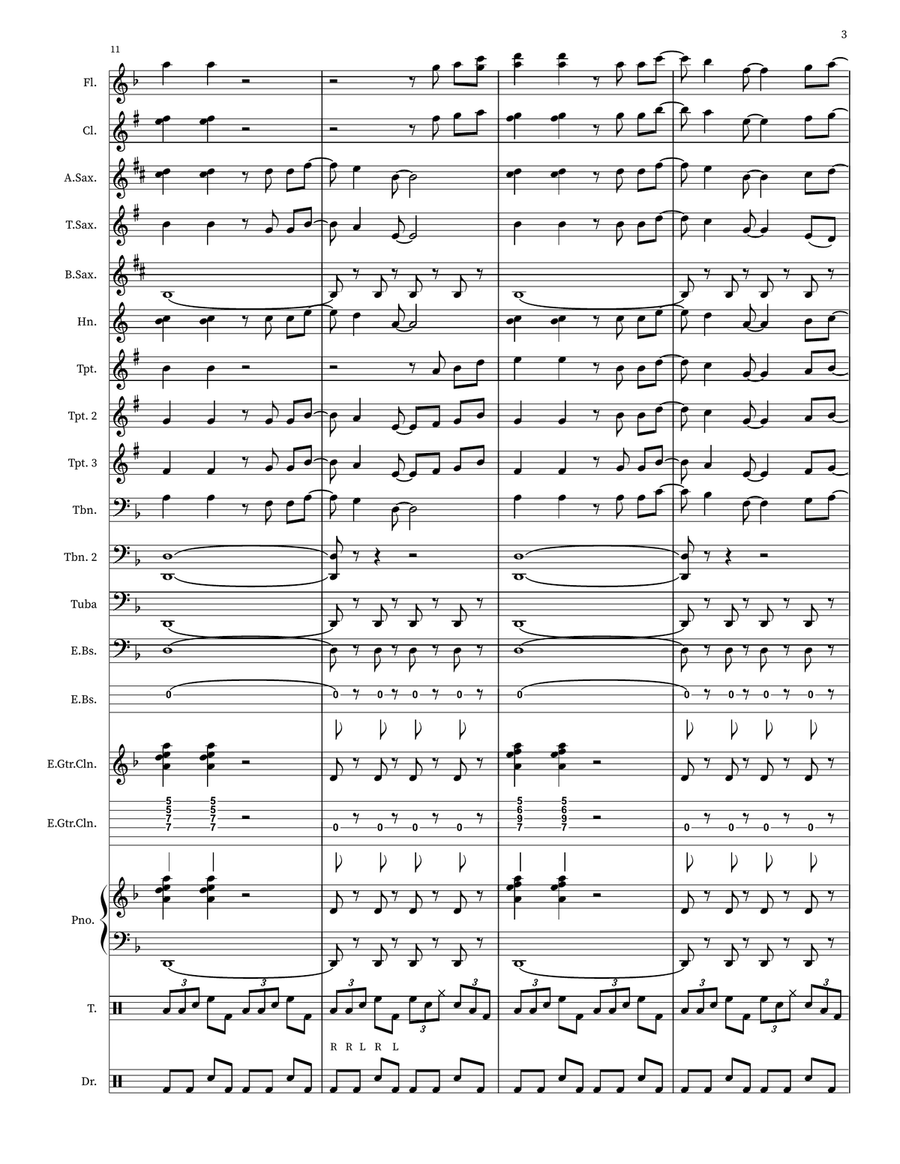 Confident Confident Marching Band scores gallery preview page 3