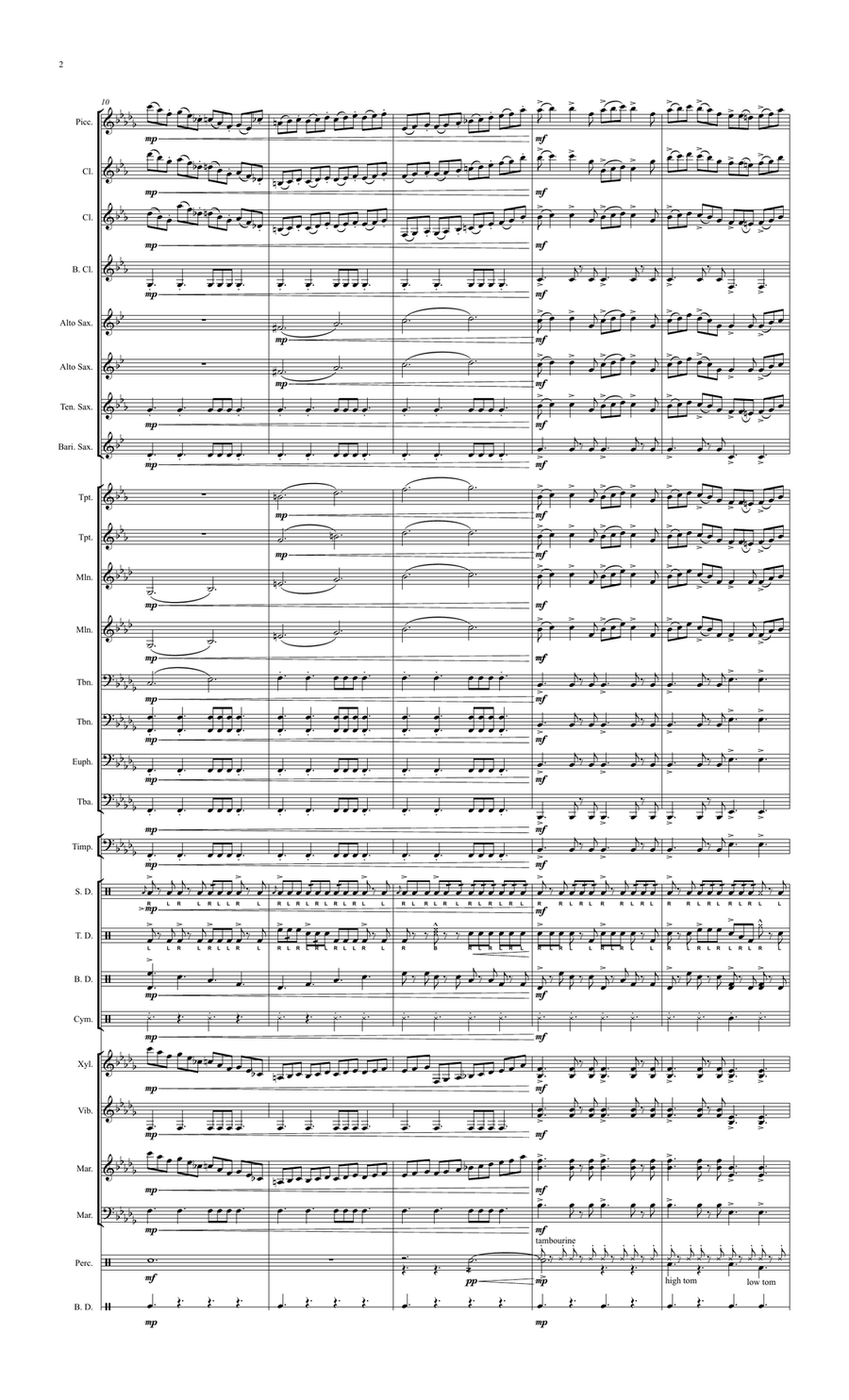 How To Train Your Dragon How To Train Your Dragon Marching Band scores gallery preview page 3