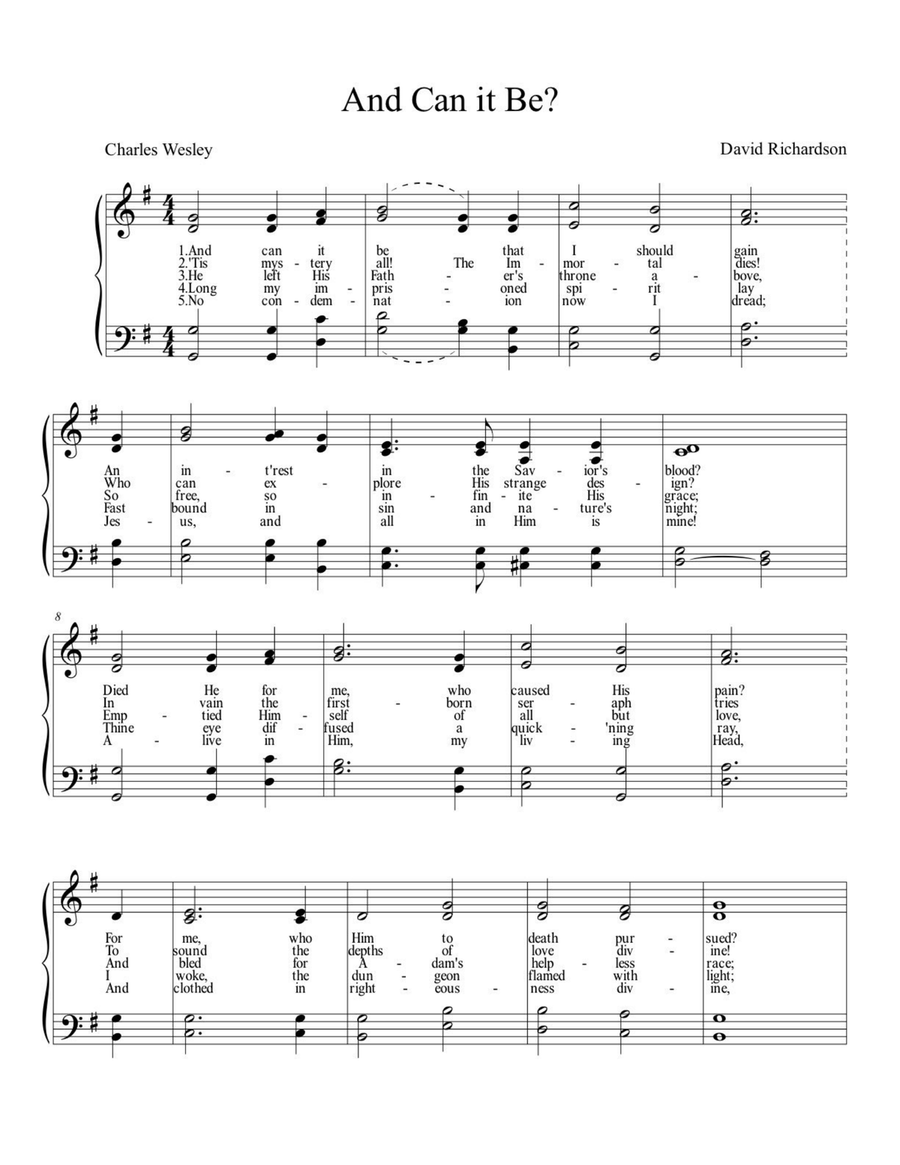 And Can it Be? And Can it Be? Piano scores gallery preview page 2