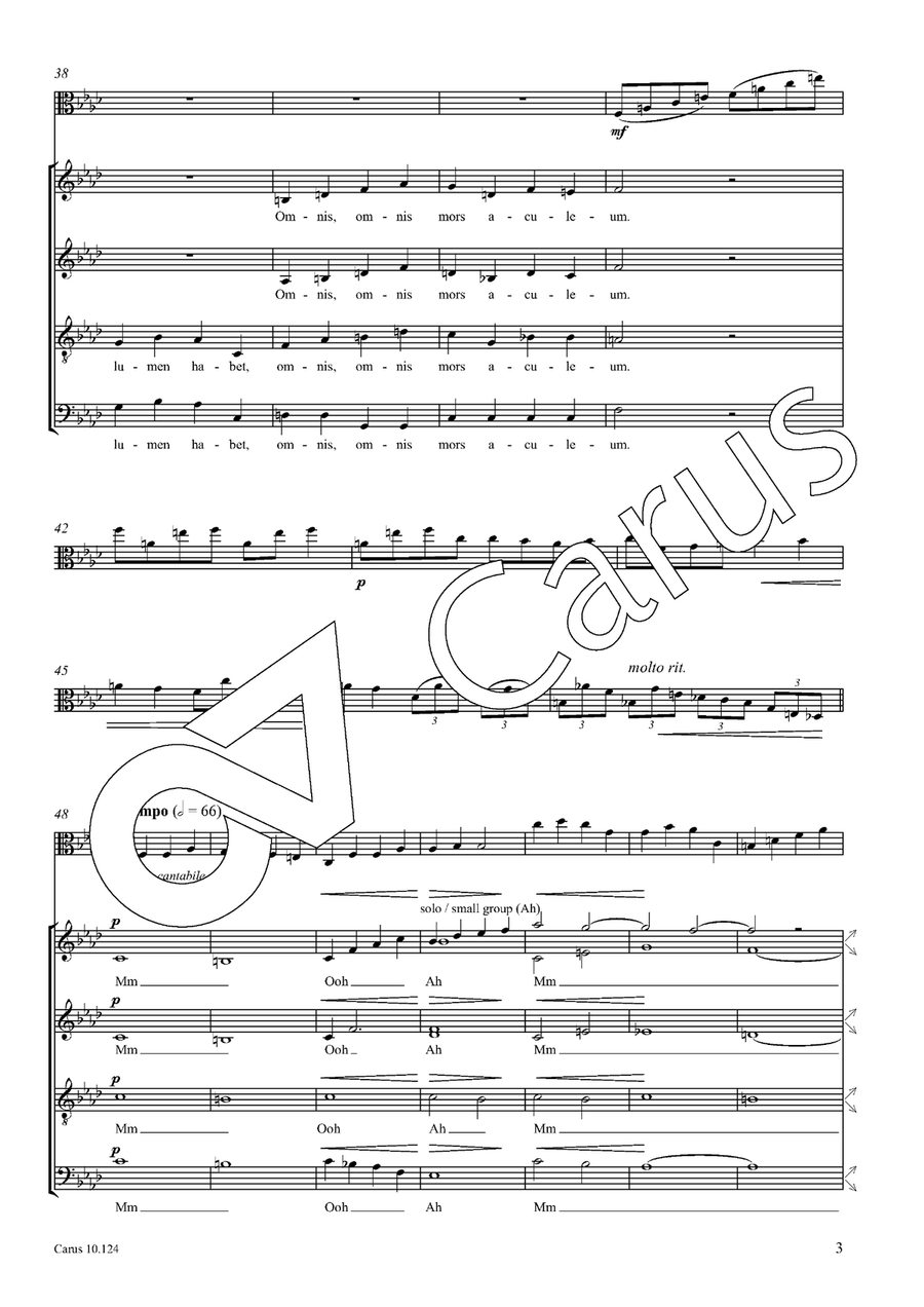 Light Shines in the Darkness SSAATTBB scores gallery preview page 4