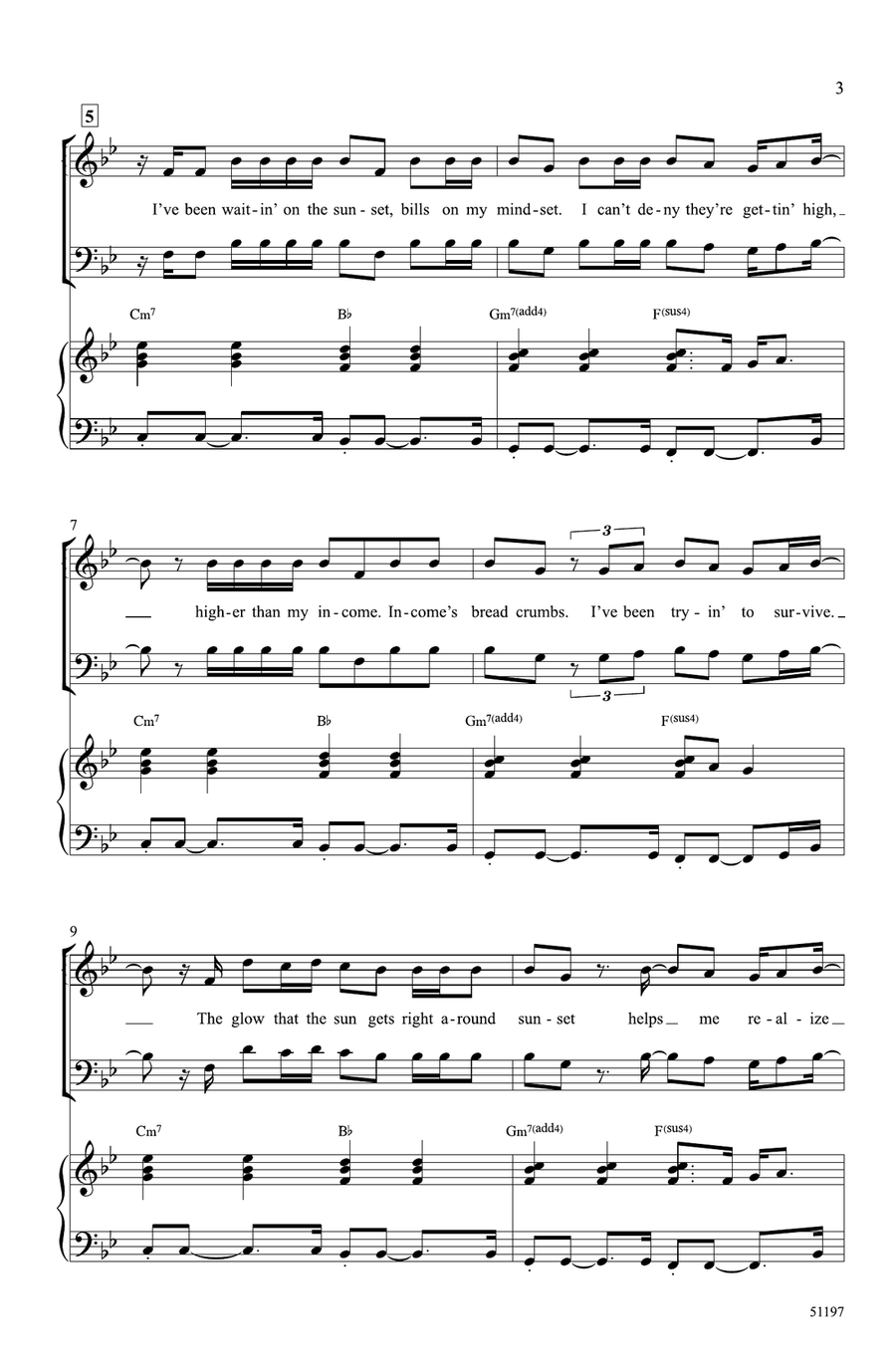 Keep Your Head Up Keep Your Head Up Choir scores gallery preview page 2
