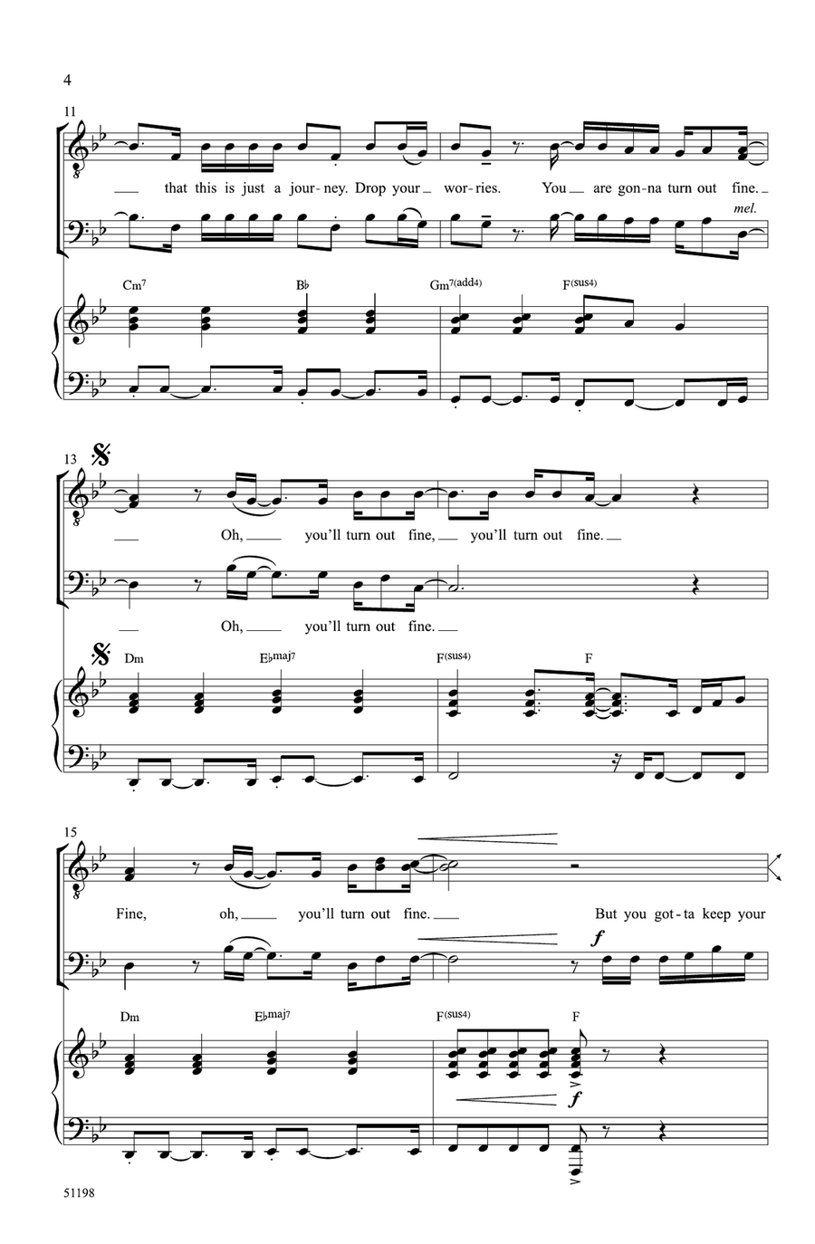 Keep Your Head Up Keep Your Head Up Choir scores gallery preview page 3