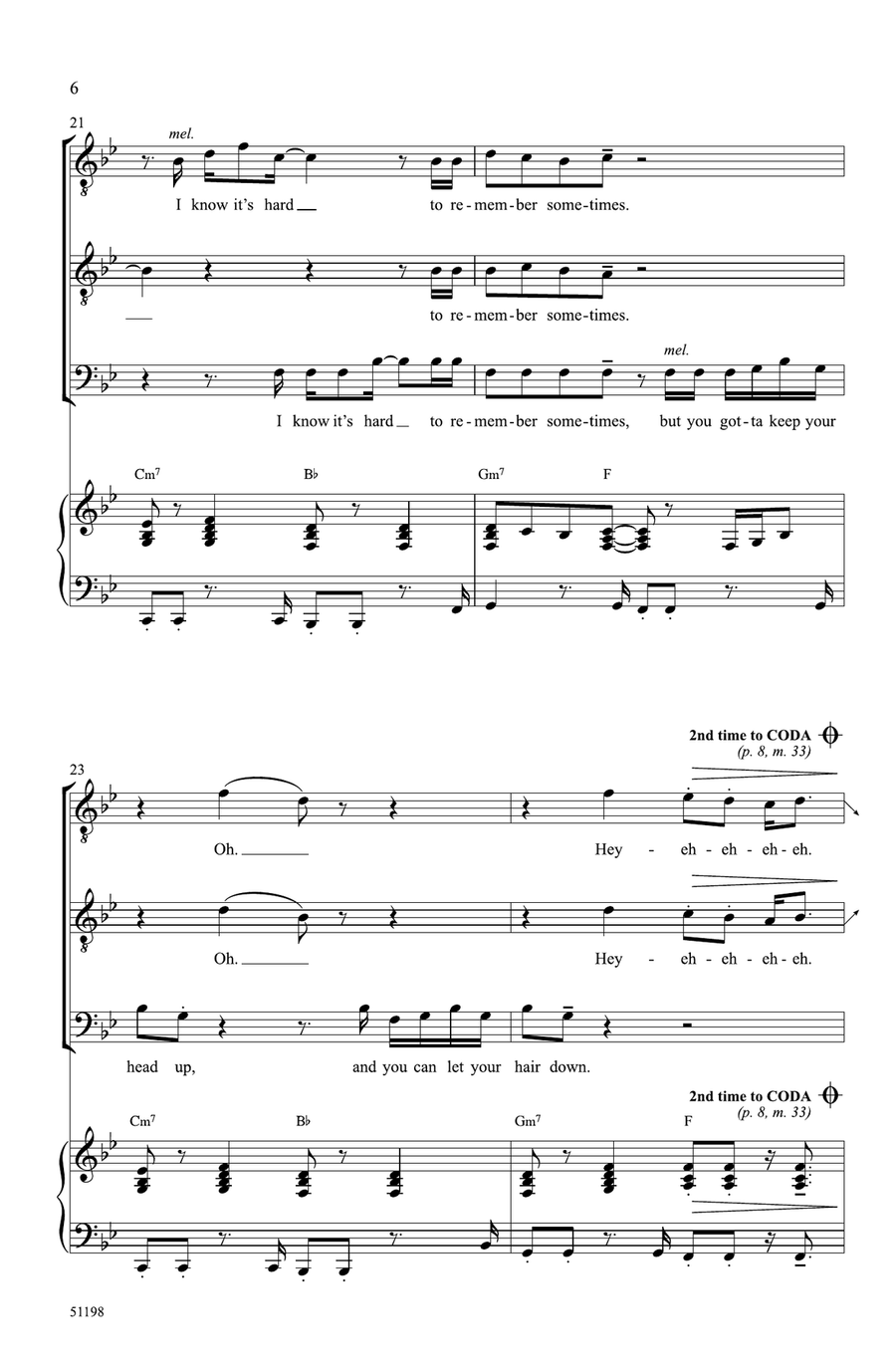 Keep Your Head Up Keep Your Head Up Choir scores gallery preview page 5