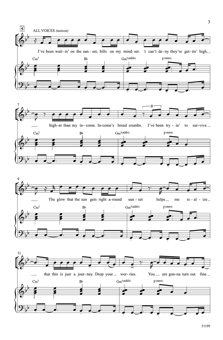 Keep Your Head Up Keep Your Head Up Choir scores gallery preview page 2