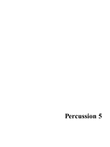 Fiesta de los Toros: Percussion 5