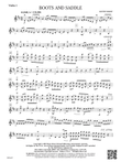 Boots and Saddle: Violin 1