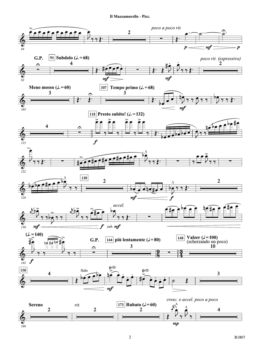 Il Mazzamurello (The Whimsical Italian Elf): Piccolo Piccolo scores gallery preview page 2