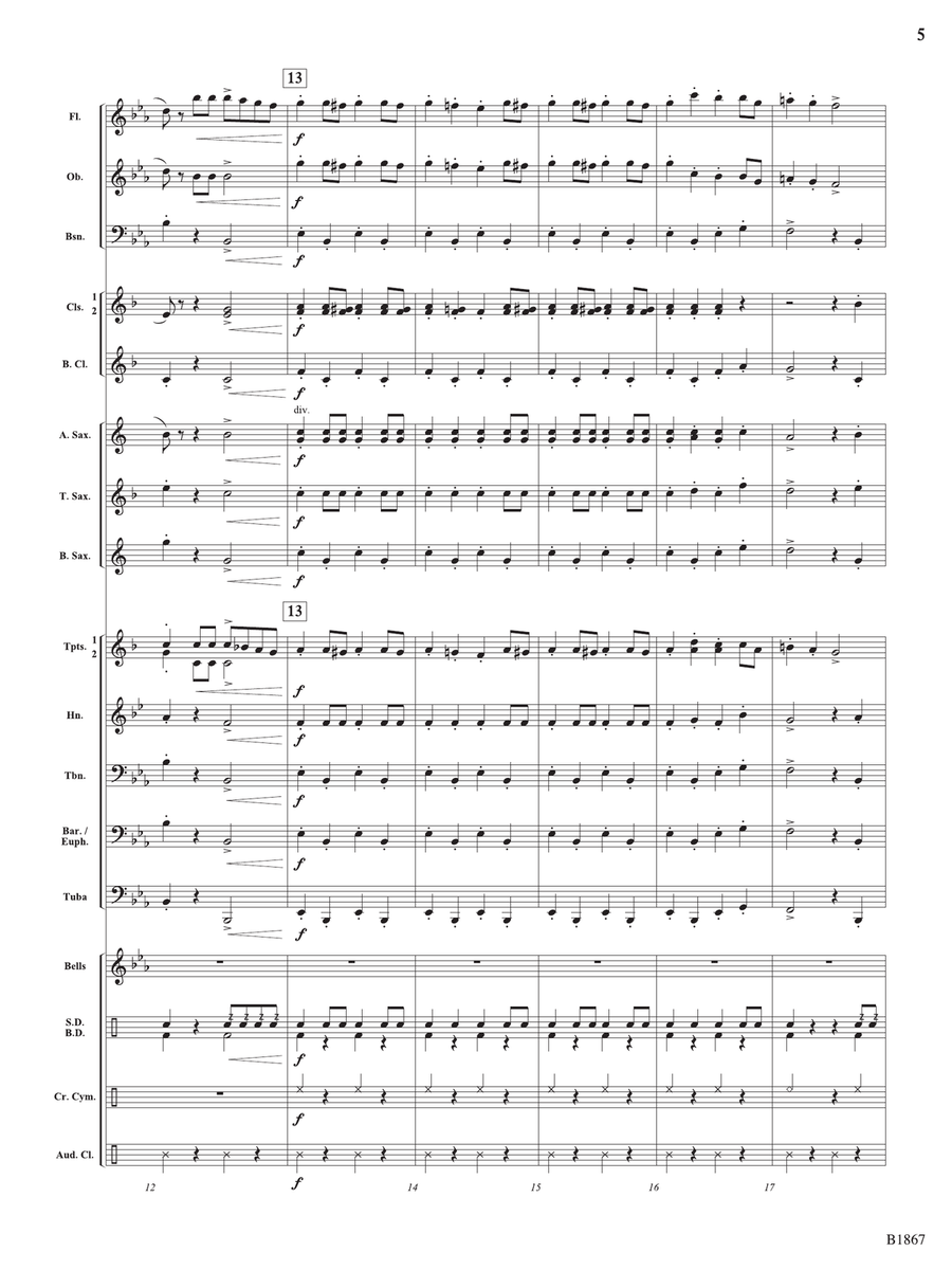 Radetzky March: Score Radetzky March: Score Concert Band scores gallery preview page 5