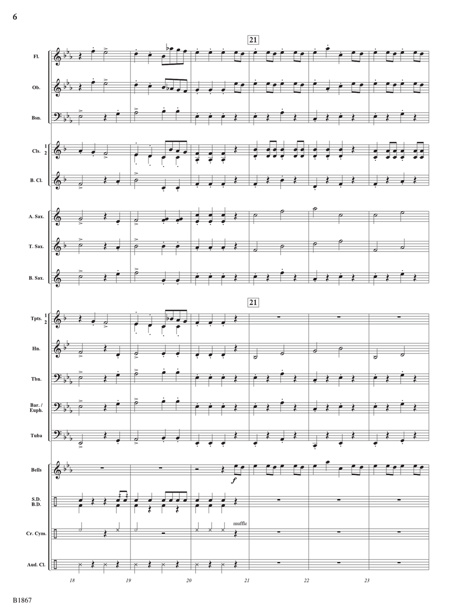 Radetzky March: Score Radetzky March: Score Concert Band scores gallery preview page 6
