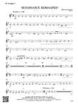 Renaissance Reimagined: B-flat Trumpet 3