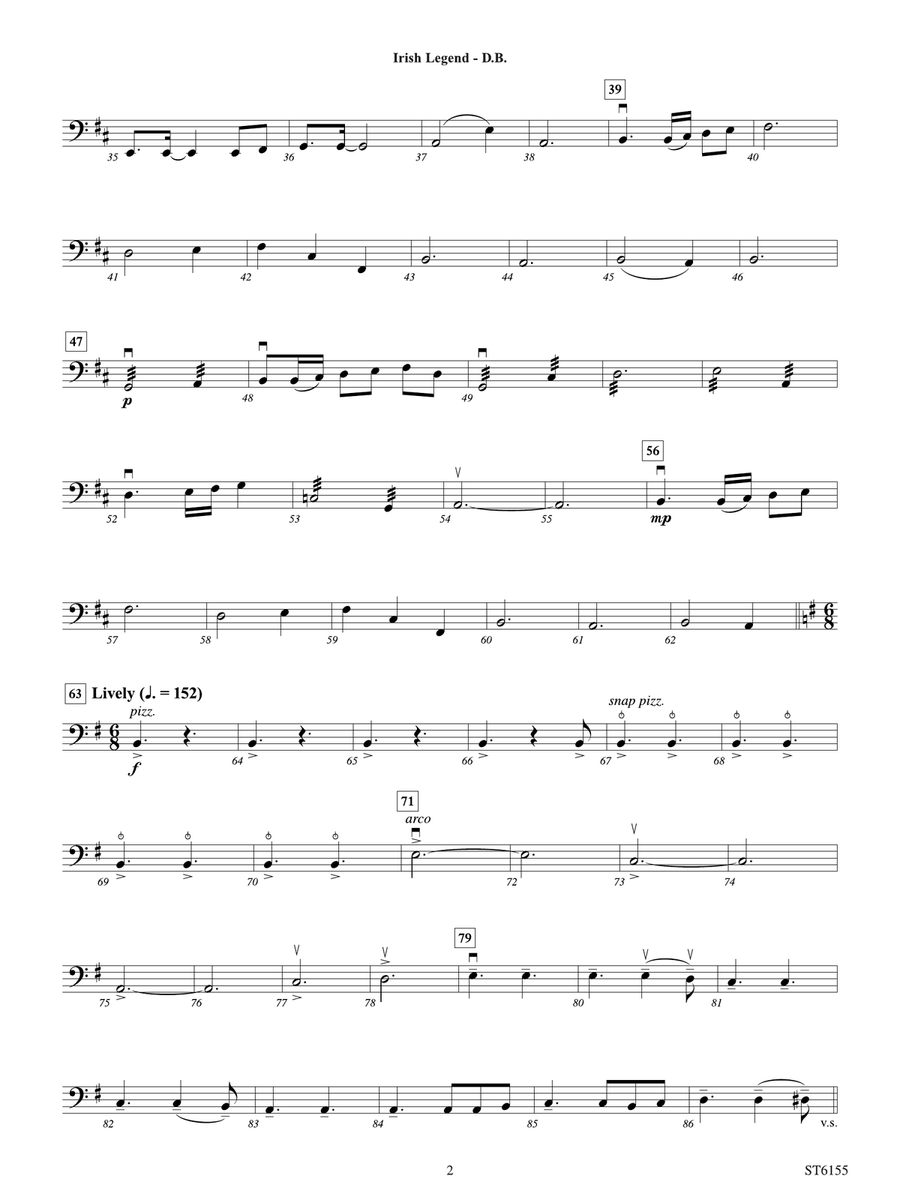 Irish Legend: Double Bass Double Bass scores gallery preview page 2