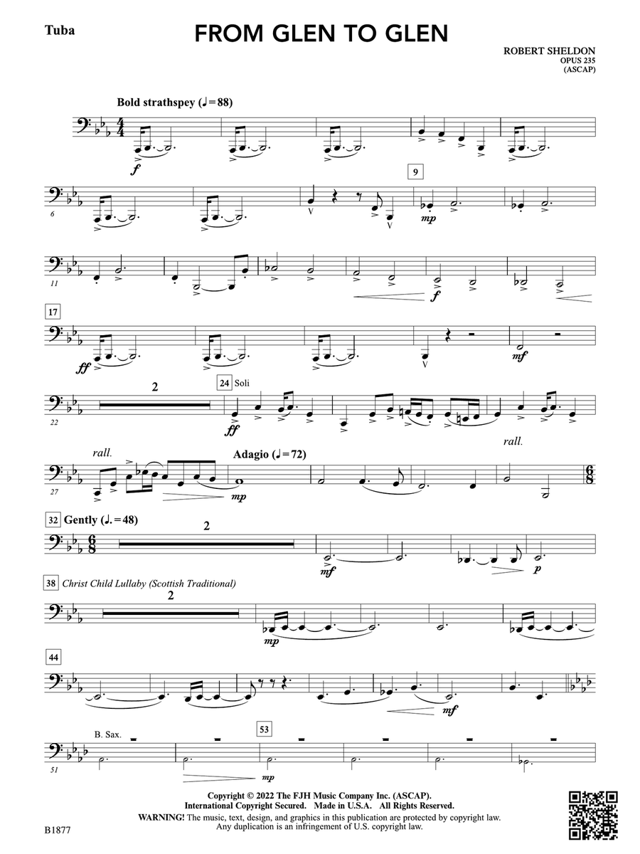 From Glen to Glen: Tuba From Glen to Glen: Tuba Tuba scores gallery preview page 1