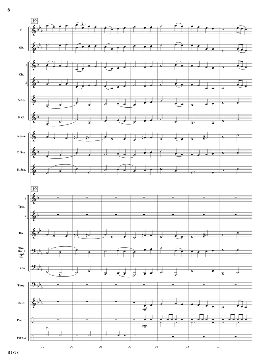 Tidings!: Score by Robert Sheldon Concert Band - Digital Sheet Music page 6